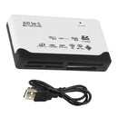 All In One Card Reader USB 2.0 SD Card Reader Adapter Support TF CF SD Mini SD SDHC MMC MS XD