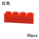 Thick Wall Figures Bricks Compatible 98283 15533 DIY 1x2 1x3 1x4 1+2 Dots Building Blocks Educational House Contruction Toys