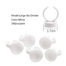 100pcs Disposable Ring Caps Microblading Tattoo Ink Cup For Permanent Pigment Holder Rings Accessories Makeup Tattoo Tools