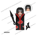 WM6109 Naruto blocks anime Sasuke Kakashi Madara Zetsu Might Guy Rock Lee mini action toy figures Assemble bricks toys kid gifts