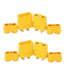 10 x Amass XT60+ XT60H XT30U XT90H Plug Connector With Sheath Housing 5 Male 5 Female (5 Pair )