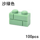 Thick Wall Figures Bricks Compatible 98283 15533 DIY 1x2 1x3 1x4 1+2 Dots Building Blocks Educational House Contruction Toys