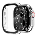 Glass+Case For Apple Watch Ultra 49mm band smartwatch PC Bumper+Screen Protector Tempered Cover iwatch series Ultra Accessories