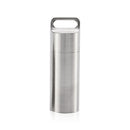 Mini Stainless Steel Sealed Capsule Waterproof Pill Box Camping Firstaid Pendant Travel Outdoor Portable Pill Case Organizer