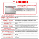 Laptop Case for Huawei MateBook D14/D15/13/14 MateBook X 2020/X Pro 13.9/Honor MagicBook 14/15/Pro 16.1 +Keyboard Cover