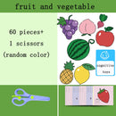 96 Pcs/Set Cartoon Color Paper Cutting Toys DIY Kids Craft Animal Handcraft Paper Art Learning Educational Toy