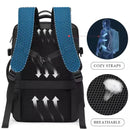 High Quality Brand 17.3 Laptop Backpack Large Waterproof School Backpacks USB Charging Men Business Travel Bag Big Backpack Man