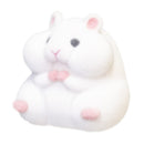 Original Genuine Capsule toys cute kawaii fatty milky soft hamster flocking plush dolls squeeze Stress Relief gashapon toys