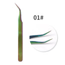 1pcs Lash Tweezers Set False Eyelash Extension Clip Pliers Eyebrow Tweezers for Hair Nail Art Soldering Lash Tongs Makeup Tools