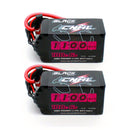 2PCS CNHL 4S 6S 14.8V 22.2V Lipo Battery 1100mAh 1300mAh 1500mAh 100C With XT60 For FPV Airplane Drone Quadcopter Helicopter