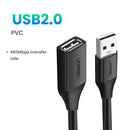 UGREEN USB Extension Cable USB 3.0 Cable for Smart Laptop PC TV Xbox One SSD USB 3.0 2.0 Extender Cord Mini Fast Speed Cable