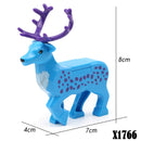 MOC City Animal Building Block Figures Goat Sheep Dog Lion Panda Cheetah Parrot DIY Farm Street View Accessories Bricks Toy Gift