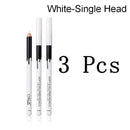 1-10 Pcs Eyeliner Pencil Makeup Women Long Lasting Waterproof Pigment Eye Liner White Eyeliner Pen Cosmetics