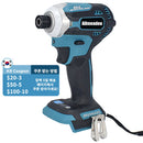 Brushless Cordless Rechargable Electric Screwdriver Impact Wrench High-speed Drill Driver+ 3 LED Light For Makita Battery