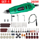 High-Power Engraver Electric Drill Engraving Dremel Rotary Tool 260W/480W Machine With Flexible Shaft 6-Position Variable Speed