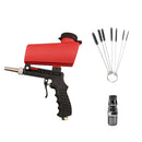 Adjustable Pneumatic Sandblasting Gun Set 90psi Portable Sand Blaster Gravity Sand Blasting Machine Handheld Blasting Gun Kit