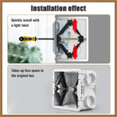 10pcs Cassette Repairer 86mm Dark Box Repair Screw Plug Switch Old Socket Boxes Replacement Fixed Wall Repair Box Support Rod