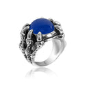 1pcs Titanium Steel Eagle Dragon Claw Halloween Skull Ring Hot Selling Men&