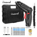 Electric Screwdriver Battery Rechargeable Cordless Screwdriver Powerful Impact Wireless Screwdriver Drill Electric Screw Driver