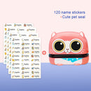 Children's Name Seal Custom Student's Name Stamp Kindergarten Clothes Waterproof Name Sticker Will Not be Washed Off Christmas