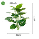 Multiple Green Large Artificial Palm Tree Plastic Plants Garden Home Outdoor Decorations Scutellaria Tropical Tree Fake Plants