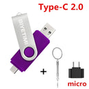 Type C Biyetimi Usb Flash Drives 2.0 128gb pendrive 64gb флэш-накопител stick 32G 16gb Type-c Pen Drive 4G for Phone PC gift