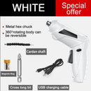 Electric Screwdriver Battery Rechargeable Cordless Screwdriver Powerful Impact Wireless Screwdriver Drill Electric Screw Driver