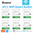 Tuya Zigbee / Wifi MINI Smart Switch 2 Way Control 16A Switch Tuya Smart Home Automation Sensor Works With Alexa Google Home