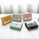 Stitching Women Summer Shoulder Crossbody Bag Chain PU Leather Ladies Messenger Bag Female Small Square Bag Clutch Bags Handbags