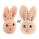 1pc Crochet Bunny Baby Pacifier Clip Chain BPA Free Wooden Beads Appease Soother Chain Clips Newborn Dummy Holder Nipple Clip