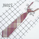 Shirt Necktie Women College Style JK Plaid Uniform Detachable Collars Removable Ties Apparel Accessories галстук женский