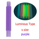 Pop Tube Sensory Toy Fidget Anti Stress Relieve Stretch Bellows Children Multicolor Squeeze Folding Pipe Autism ADHD Anxiety Toy