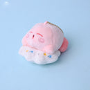 Kirby Keychain Kawaii 12Cm Cartoon Pink Star Keyring Soft Stuffed Plush Toys Cute Gifts Plushies For Girls Friends Childrens