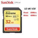 SanDisk Extreme Pro/Ultra SD Card 64GB SDXC SD 128GB 32GB Class10 Flash Memory Card 256GB 512GB 1TB SD Cards 4K SDHC For Camera