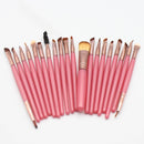20Pcs Makeup Brushes Set for Eye Shadow Foundation Powder Eyeliner Eyelash Cosmetict for Face Make Up Brush Tools