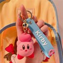 Fashion Star Kirby Plush Toys Keychain Chilkdren Toy Cute Pink Kirby Keychain Car Pendant Key Chain Woemen Keychains Toys Gifts