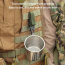 Carabiner High Strength Nylon Key Hook MOLLE Webbing Buckle Hanging System Belt Buckle Hanging Camping Hiking Accessories