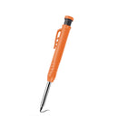 Solid Carpenter Pencil Set with 6 Refill Built-in Sharpener Deep Hole Mechanical Pencil Woodworking Tools Carpentry Scriber