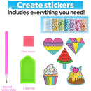 Kids Big Gem Diamond Painting Kit Create 12 Stickers DIY Arts Crafts Girls Boys Magical 5D Diamond Painting by Numbers Toys Gift