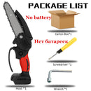 6 Inch 3000W 88VF Mini Electric Chain Saw With 0/1/2PC Battery One-handed Woodworking Cutter Tool For Makita Battery 18V EU Plug