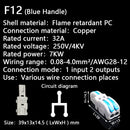 Mini Fast Wire Cable Connectors Universal Compact Conductor Spring Splicing Wiring Connector Push-in Terminal Block P421 F12