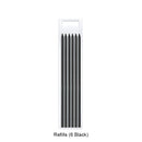 Solid Carpenter Pencil with Refill Leads and Built-in Sharpener for Deep Hole Mechanical Pencil Marker Marking Woodworking Tools