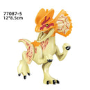 Jurassic Dinosaurs Building Blocks Indominus Rex DIY Tyrannosaurus Action Figure Models Children Toys Animals Gifts