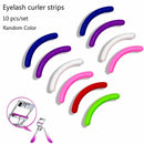 1 Pc Handle Eyelash Curler Natural Bending Beautiful Eyelash Beauty Special Professional Makeup Tools 7 Colour