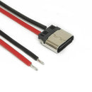 Type-C 2pin soldered female base with wire typec female 3A high current socket