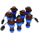 Waterproof connector SP1610 IP68 cable connector plug & socket Male and Female SP16 2Pin 3Pin 4Pin 5Pin 6Pin 7Pin 9Pin