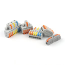 5PCS Universal Compact Wire Connector Splitter Quick Electrical Cable Splice Terminal Block For 28-12AWG Small Wiring Connectors