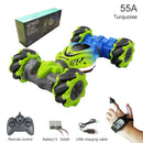 2022 Newest 4WD RC Stunt Car 2.4G Radio Remote Control Cars RC Watch Gesture Sensor Rotation Gift Electronic Toy for Kids Boy
