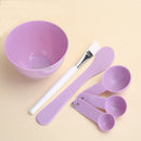 6pcs DIY Mask Bowl Mixing Brush Makeup Tool Set 4 In1 Beauty Skin Care with Brush Mixed Stir Spatula Stick Measuring Spoon Kit