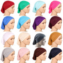 Ramadan Undercap Head Cover for Jewish Instant Jersey Bonnet Hijab Turbans for Women Muslim Fashion Inner Cap Turbante Capelli